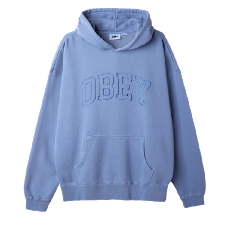 OBEY OBEY Pigment Collegiate Extra Heavy Pullover Coronet Blue