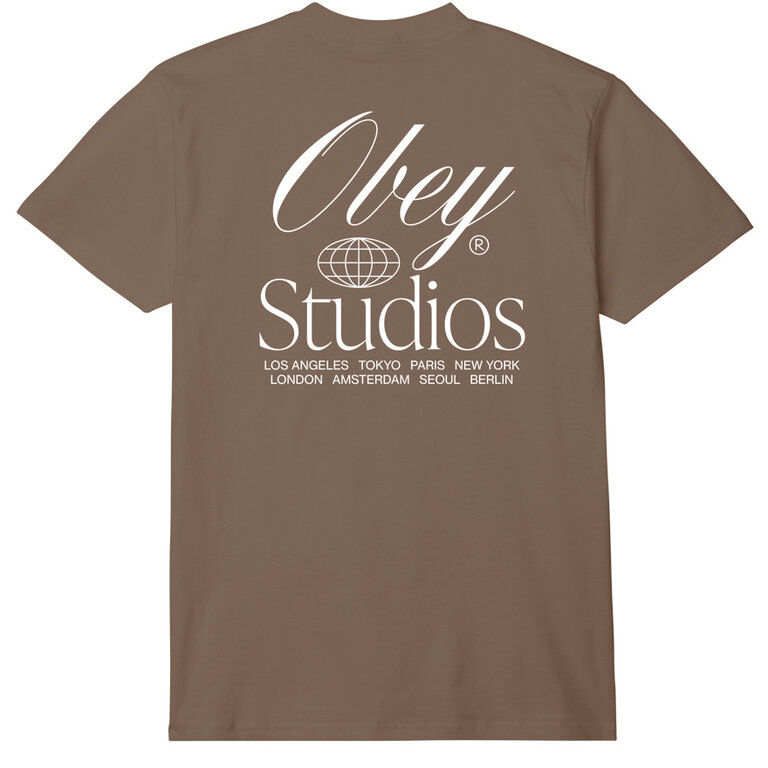 OBEY OBEY Studios Worldwide T-Shirt Silt