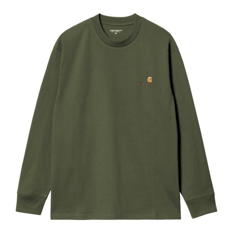Carhartt WIP Carhartt WIP L/S American Script T-Shirt Tarragon
