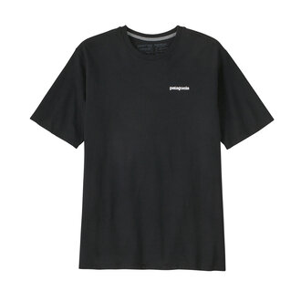 Patagonia P-6 Logo Responsibili-Tee Black Patagonia P-6 Logo Responsibili-Tee Black