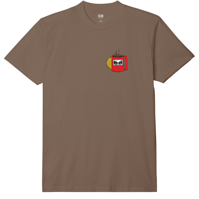 OBEY OBEY Coffee Cup T-Shirt Silt