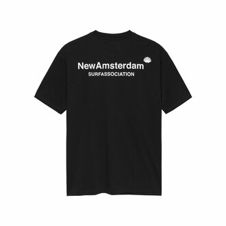 New Amsterdam Surf Association Logo Tee Black