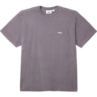 OBEY Lowercase Pigment Tee Pigment Digital Black OBEY Lowercase Pigment Tee Pigment Digital Black