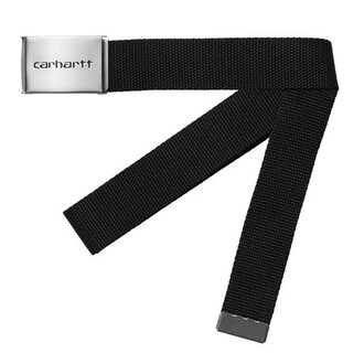 Carhartt WIP Clipt Belt Chrome Black