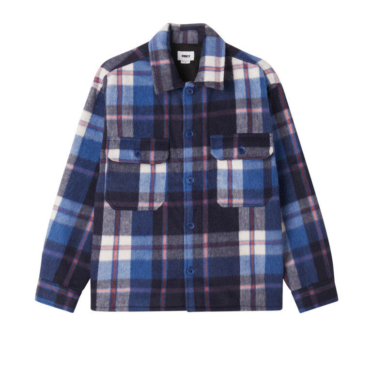 OBEY OBEY Stanton Shirt Jacket Academy Navy Multi