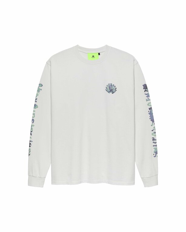 New Amsterdam Surf Association New Amsterdam Surf Association Aquarelle Logo Longsleeve White