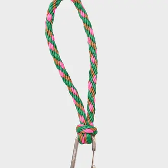 Susan Bijl The New Kumihimo Keychain Wena & Fluo Pink Susan Bijl The New Kumihimo Keychain Wena & Fluo Pink