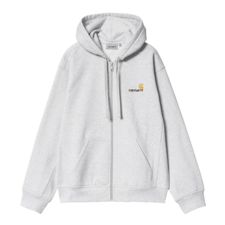 Carhartt WIP Carhartt WIP Hooded American Script Jacket Ash Heather