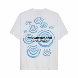 New Amsterdam Surf Association Ripple Tee White/Blue
