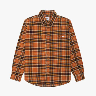 Parlez Fernley Hemd Orange Check Parlez Fernley Hemd Orange Check