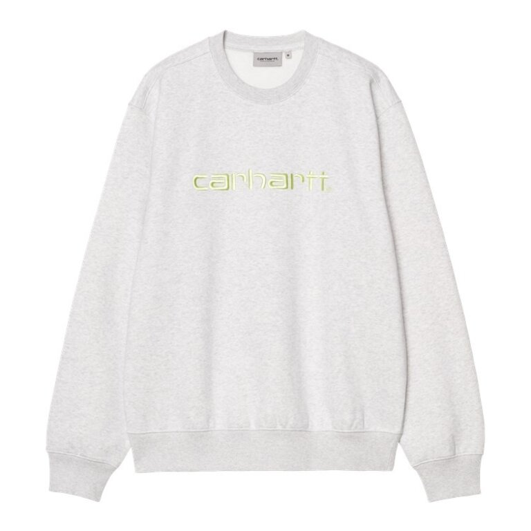Carhartt WIP Carhartt WIP Sweat Ash Heather / Air Green