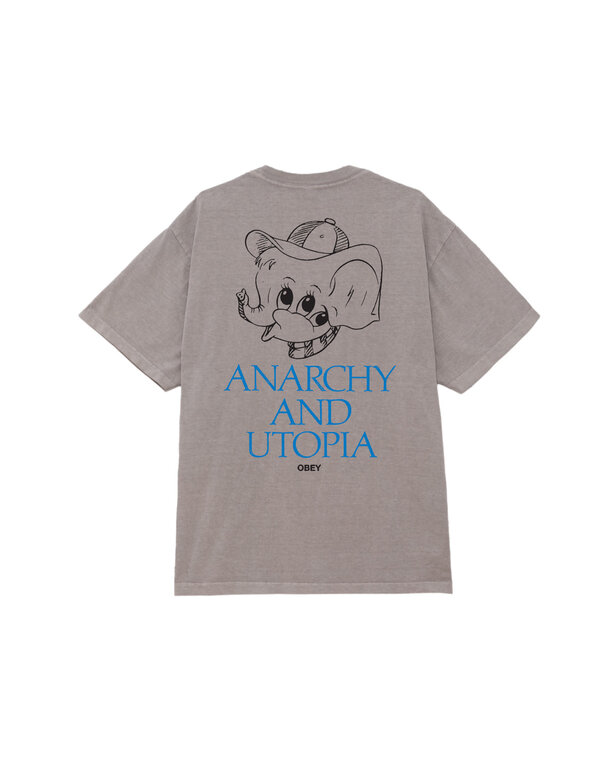 OBEY OBEY Anarchy & Utopia Pigment Silver Grey