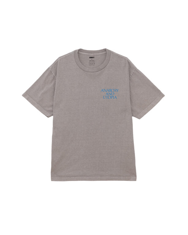 OBEY OBEY Anarchy & Utopia Pigment Silver Grey