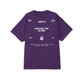 OBEY Around The Globe Pigment Imperial Purple OBEY Around The Globe Pigment Imperial Purple