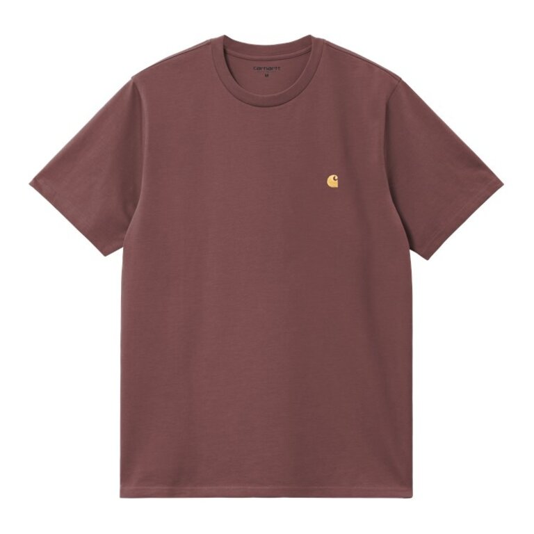 Carhartt WIP Carhartt WIP S/S Chase T-Shirt Dusky Pink / Gold