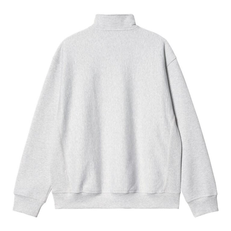 Carhartt WIP Carhartt WIP Half Zip American Script Sweat Ash Heather