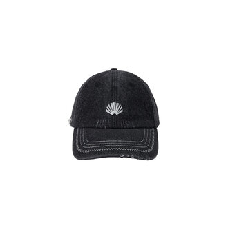 New Amsterdam Surf Association Distressed Logo Cap Denim Black