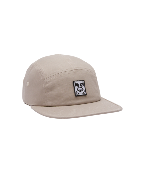 OBEY OBEY Icon Patch Twill Camp Hat Silver grey