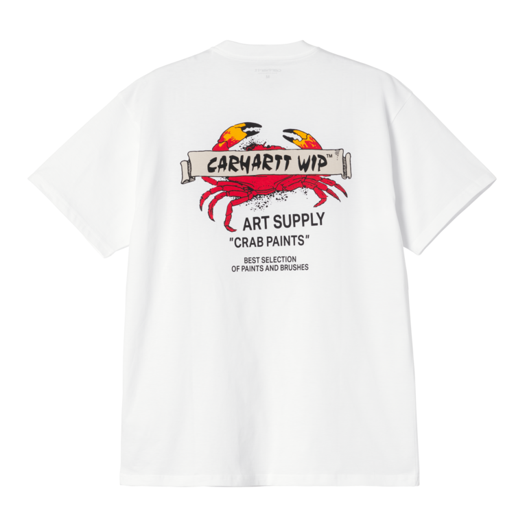 Carhartt WIP Carhartt WIP S/S Crab Paint T-Shirt White