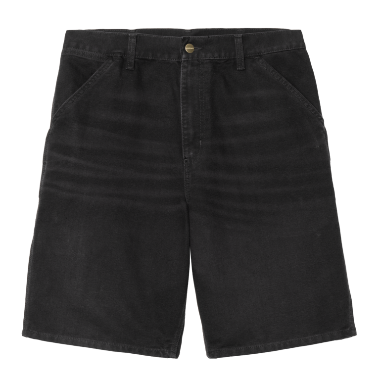 Carhartt WIP Carhartt WIP Single Knee Short Black Stone Washed