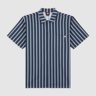 Dickies Multi Stripe Work Shirt Stormy