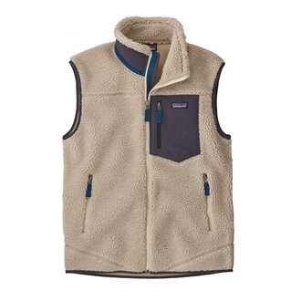 Patagonia M's Classic Retro-X Vest Natural/Smolder Blue Patagonia M's Classic Retro-X Vest Natural/Smolder Blue