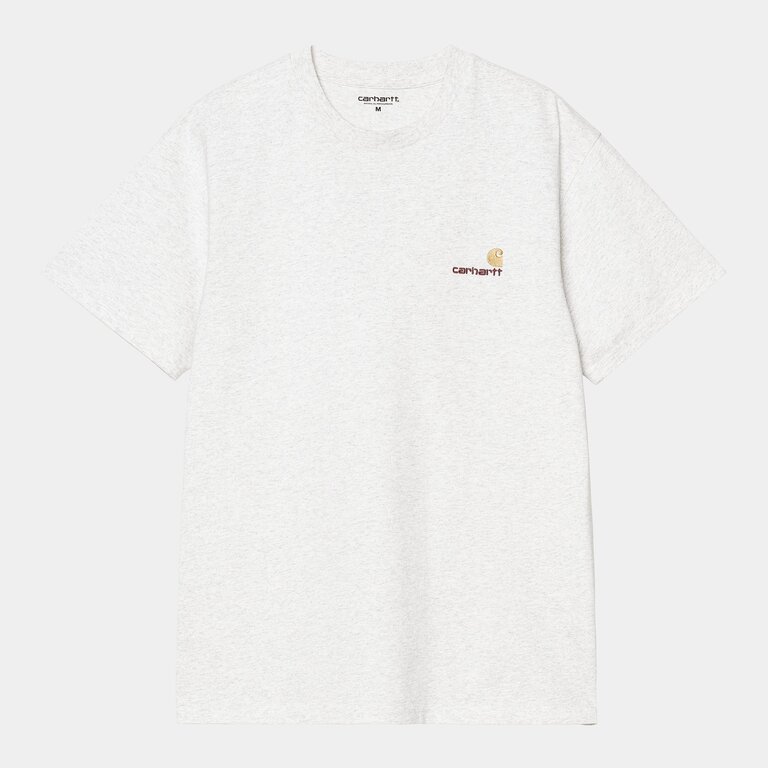 Carhartt WIP Carhartt WIP S/S American Script T-Shirt Ash Heather