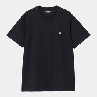 Carhartt WIP S/S Chase T-Shirt Dark Navy / Gold Carhartt WIP S/S Chase T-Shirt Dark Navy / Gold
