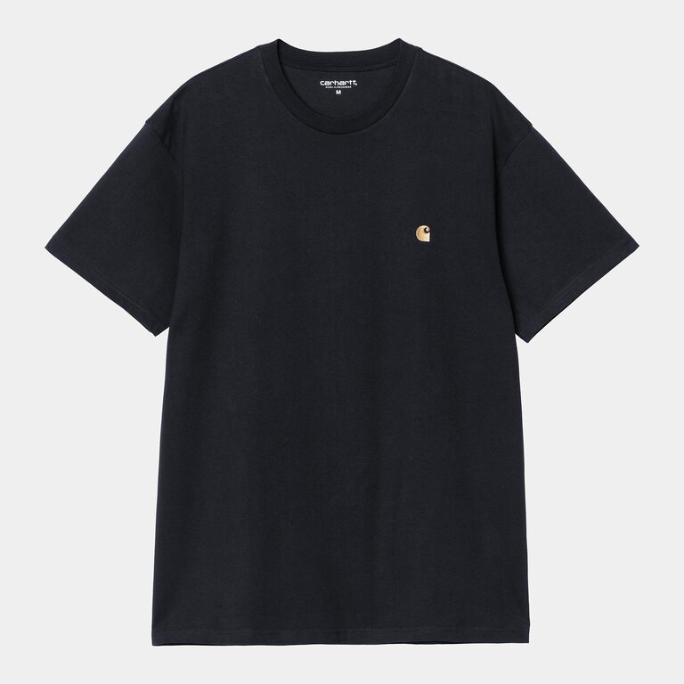 Carhartt WIP Carhartt WIP S/S Chase T-Shirt Dark Navy / Gold