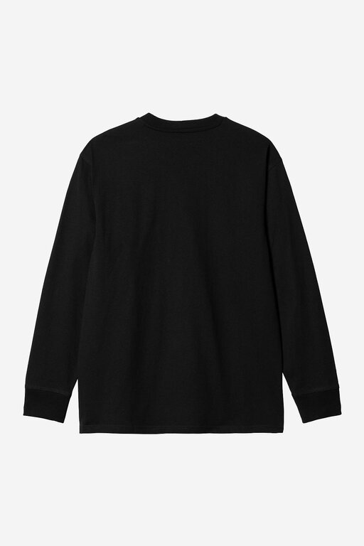 Carhartt WIP Carhartt L/S American Script T-Shirt Black