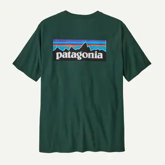 Patagonia M’s p-6 Logo Responsibili-tee Cascade Green