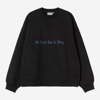 Carhartt WIP No Play Sweat Black Carhartt WIP No Play Sweat Black