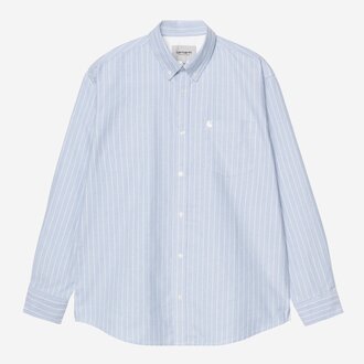 Carhartt WIP L/S Cassel Shirt Bleach/White Carhartt WIP L/S Cassel Shirt Bleach/White