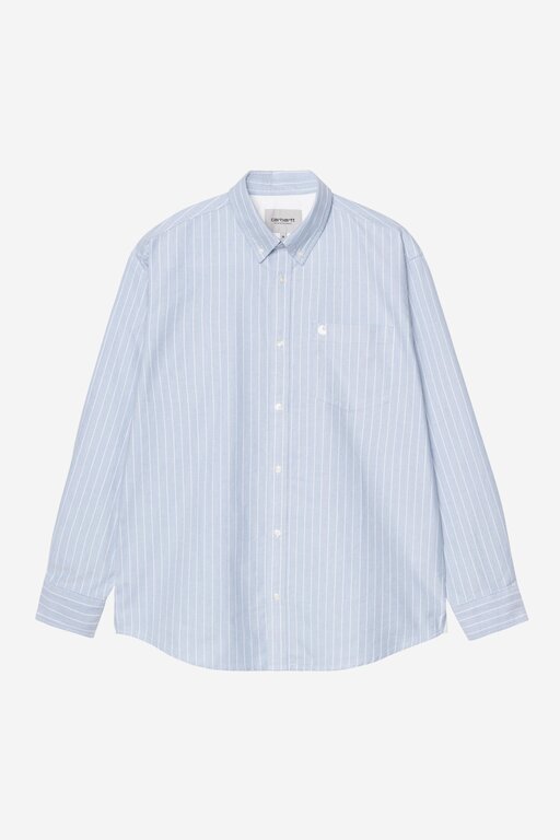Carhartt WIP Carhartt WIP L/S Cassel Shirt Bleach/White
