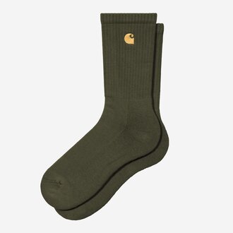 Carhartt WIP Chase Socks Olive/Gold