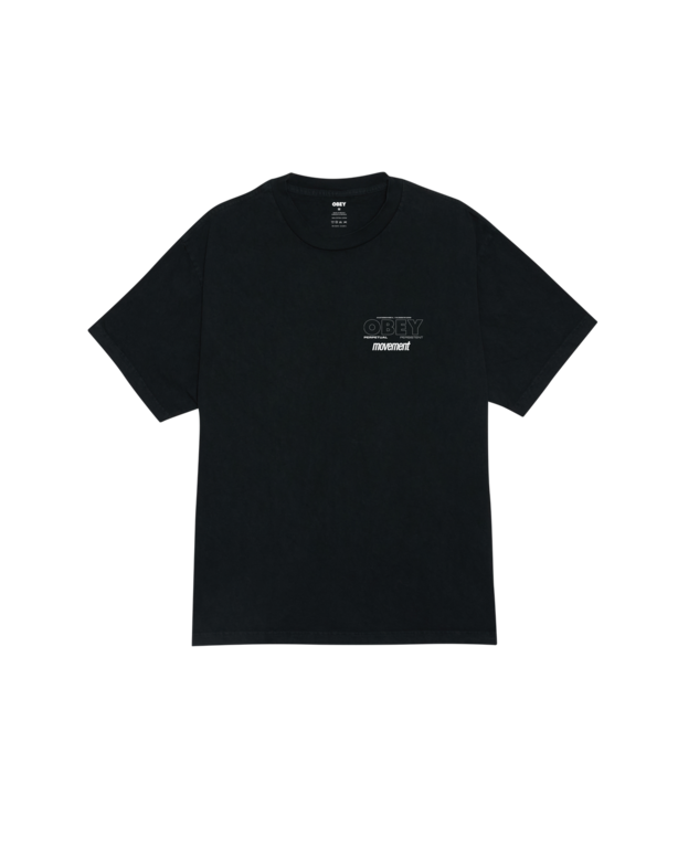 OBEY OBEY Persistent Movement Pigment True Vintage Black