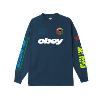 OBEY Obey Mega Global Mania Pigment Dark Denim OBEY Obey Mega Global Mania Pigment Dark Denim