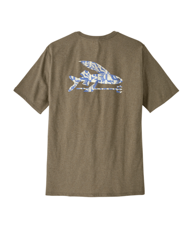 Patagonia M’s Flying Fish Responsibili-Tee Mother Tree Abundant Blue