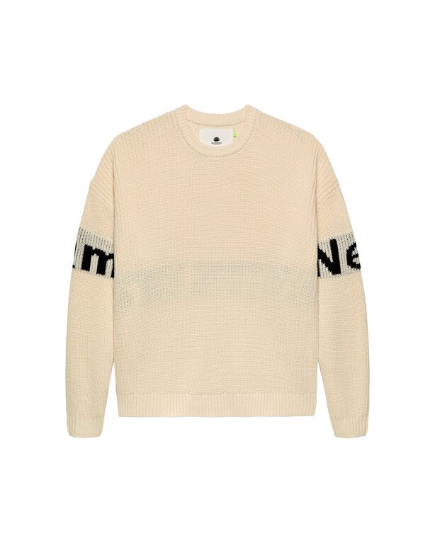 New Amsterdam Surf Association Name Crew Knit Ecru/Black