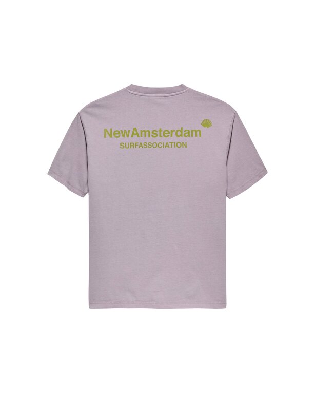 New Amsterdam Surf Association Logo Tee Sea Fog