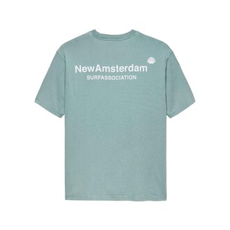 New Amsterdam Surf Association Logo Tee Teal New Amsterdam Surf Association Logo Tee Teal