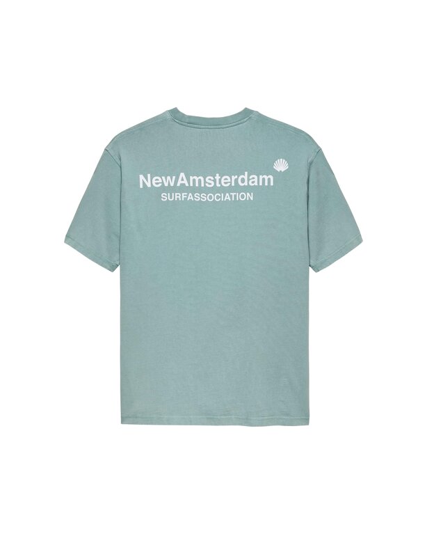 New Amsterdam Surf Association Logo Tee Teal