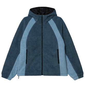 OBEY Alta Fleece Jacket Blue Multi OBEY Alta Fleece Jacket Blue Multi