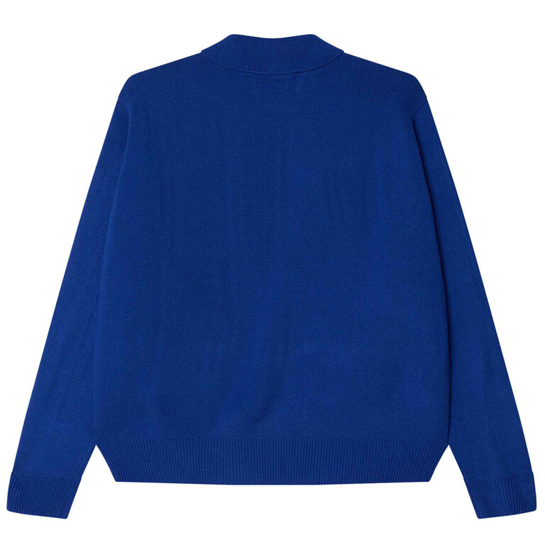 OBEY OBEY Floral Zip Cardigan Blue