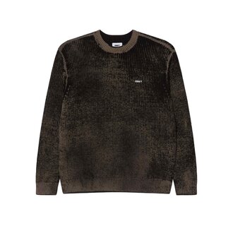 OBEY Spray Effect Sweater Black
