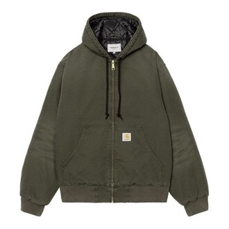 Carhartt WIP Carhartt OG Active Jacket Olive Stone Canvas Carhartt WIP Carhartt OG Active Jacket Olive Stone Canvas
