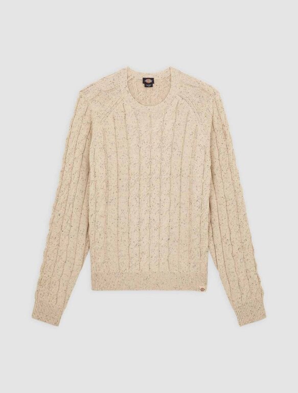 Dickies Dickies Vanleer Cable Sweater Wood Ash