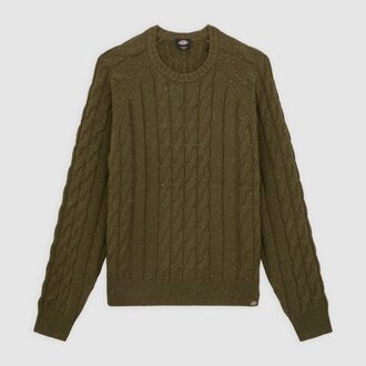 Dickies Vanleer Cable Sweater Military Green Dickies Vanleer Cable Sweater Military Green