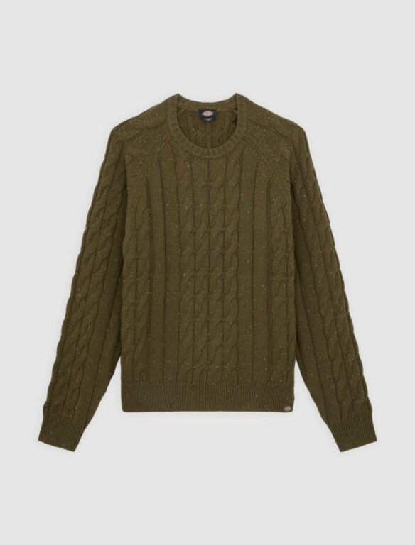 Dickies Dickies Vanleer Cable Sweater Military Green
