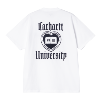 Carhartt WIP S/S Schooling T-Shirt White Carhartt WIP S/S Schooling T-Shirt White